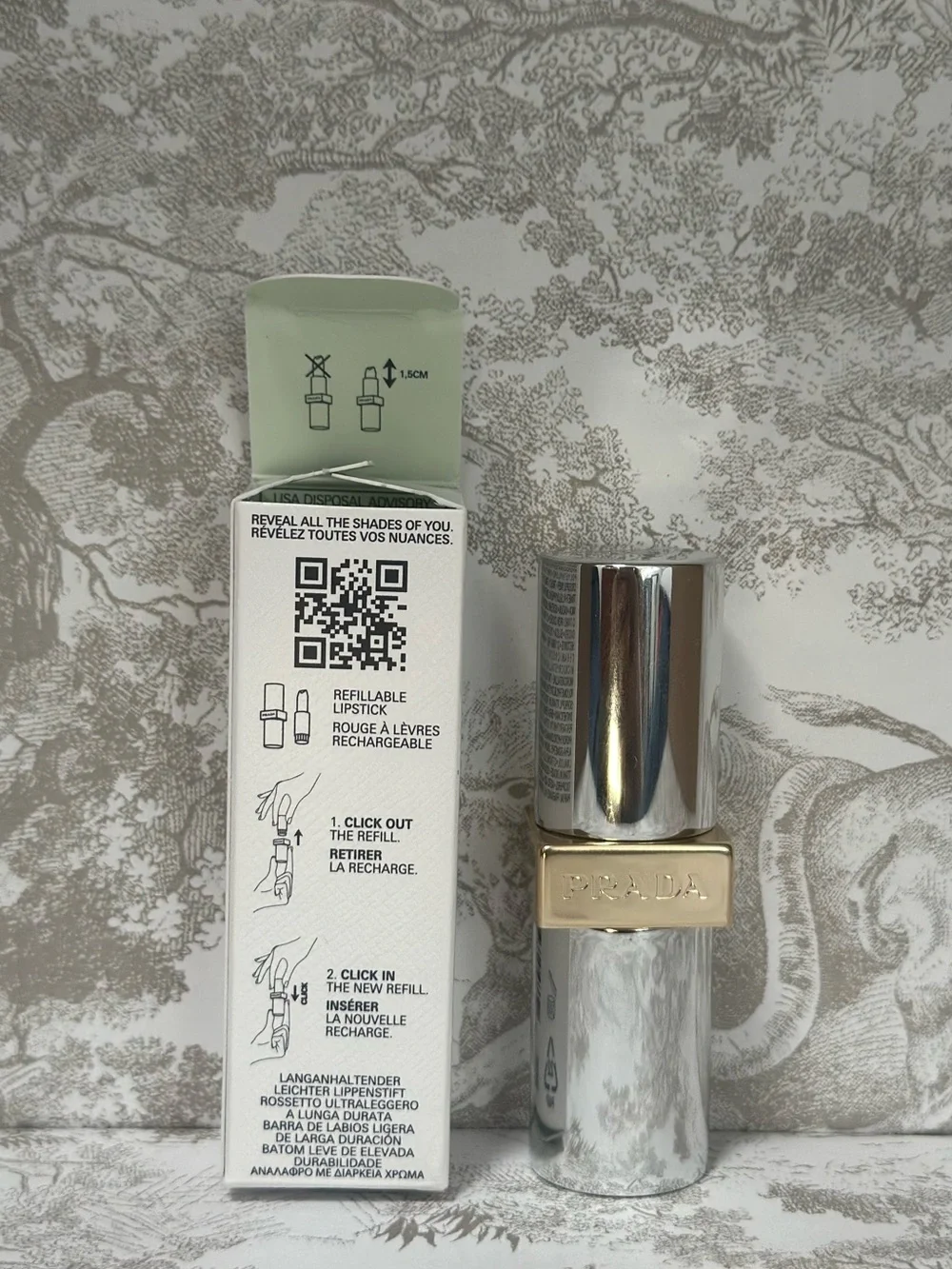 Prada Monochrome Matte Lipstick — B03 Mahogany